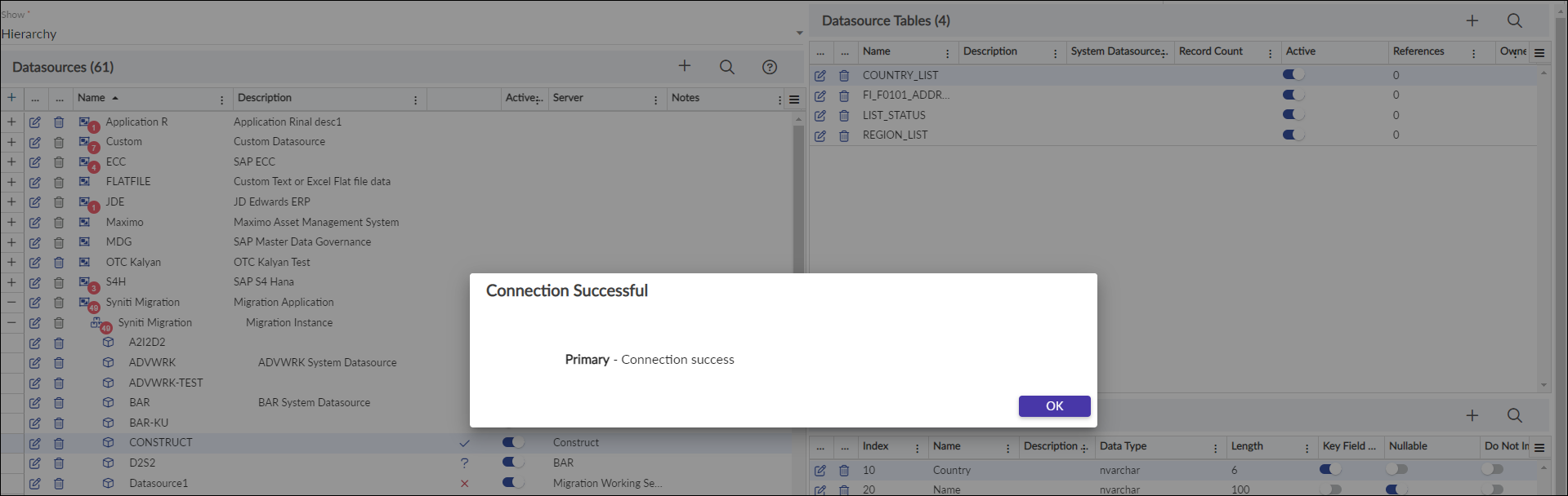 Adding & Editing Datasources