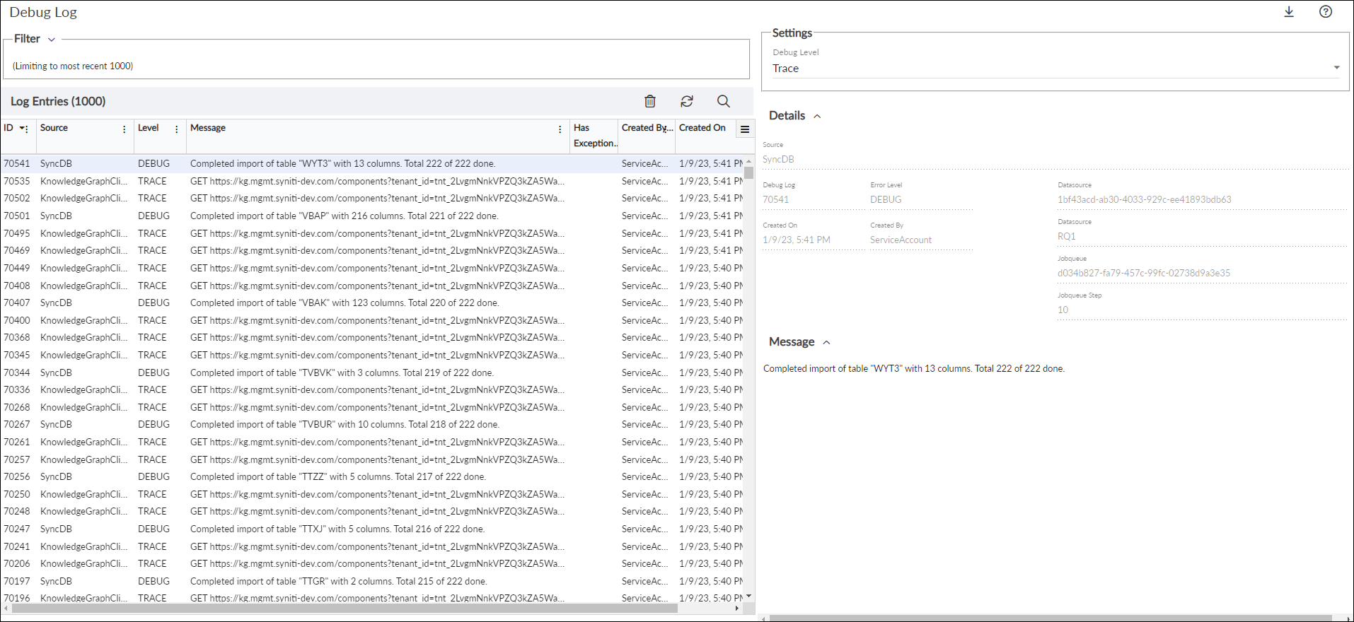 Adding & Editing Datasources
