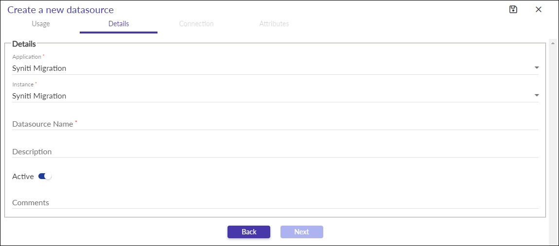 Adding & Editing Datasources