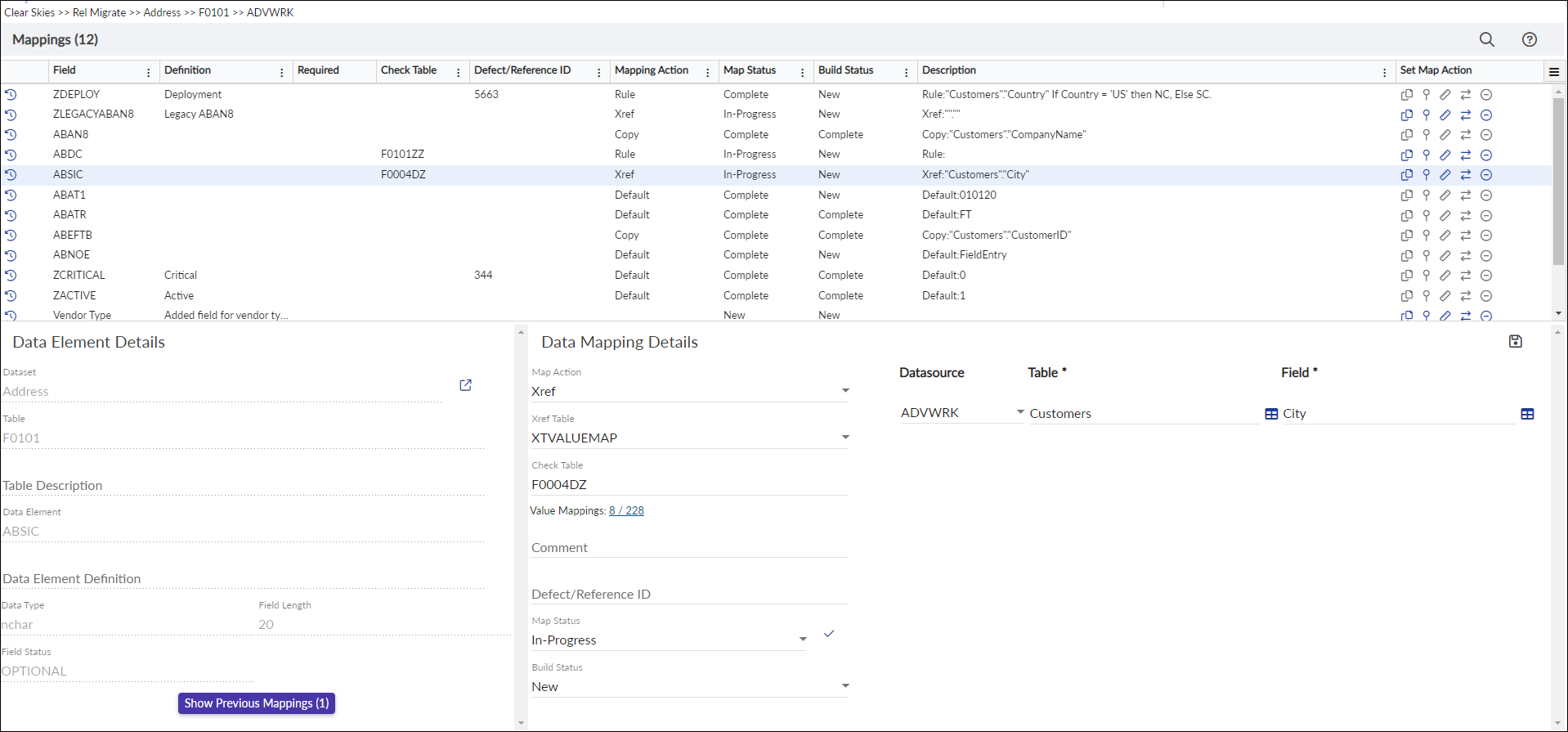 Importing Datasets into Mapping